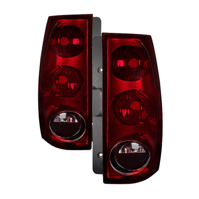 xTune GMC Yukon Xl 1500/2500 2007-2012 OEM Style Tail Lights Red Smoked ALT-JH-GYXL07-OE-RSM
