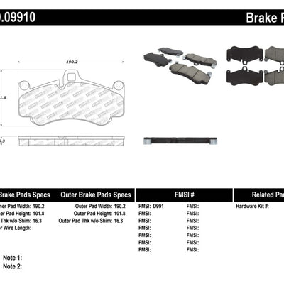 StopTech Performance Brake Pads