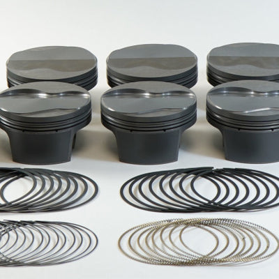 Mahle MS Piston Set GM LS 370ci 4.030in Bore 3.622stk 6.125in Rod 0.927 Pin 2cc 10.6 CR Set of 8