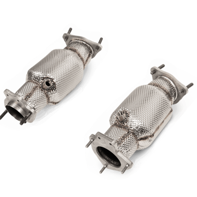 Akrapovic 2020+ Chevrolet Corvette C8 Link Pipe Set w/Catalytic Converter (SS)