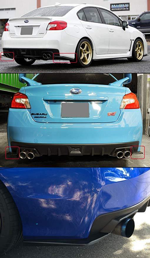 2015-2019 Subaru WRX / STi "STi-Style" Rear Spats - HoneyComb Motorsports