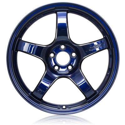 Gram Lights 57CR 18x8.5 +37 5x108 Eternal Blue Pearl Wheel