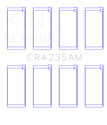 King Engine Bearings Hyundai 2.0L G4GC (Size +0.25mm) Con Rod Bearing Set