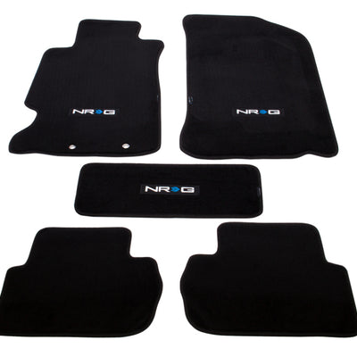 NRG Floor Mats - 02-06 Acura RSX (NRG Logo) - 5pc.