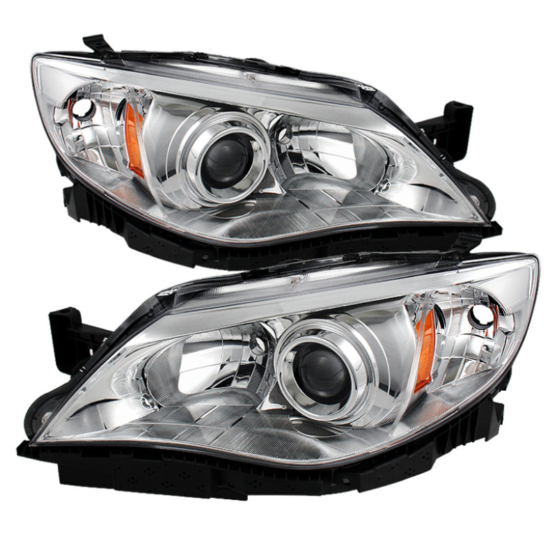 xTune Subaru Impreza Wrx 08-14 Halogen Models Only Headlights Chrome HD-JH-SI08-AM-C