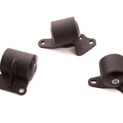 Innovative 92-96 Prelude F-Series/H-Series Black Steel Mounts 85A Bushings (Auto Chassis/Trans)