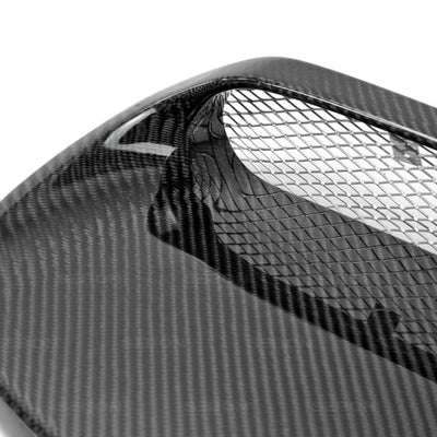 Seibon 08-11 Subaru Impreza WRX STI OEM-Style CF Hood Scoop - Only Fits OEM Hoods (Not Seibon Hoods)