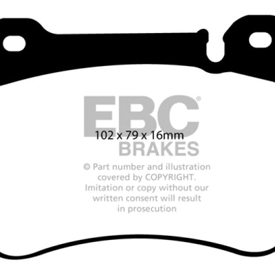 EBC 05-07 Mercedes-Benz C230 (W203) 2.5 Sport Sedan Ultimax2 Front Brake Pads
