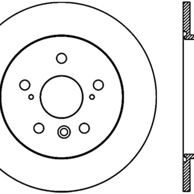 StopTech Cryo Slotted Sport Brake Rotor - Left