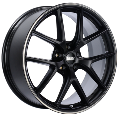 BBS CI-R 19x8.5 5x114.3 ET36 Satin Black Rim Protector Wheel - 82mm PFS/Clip Required