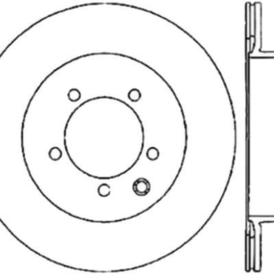 StopTech Power Slot 03-05 350Z / 03-04 G35 / 03-05 G35X CRYO Slotted Rear Left Rotor