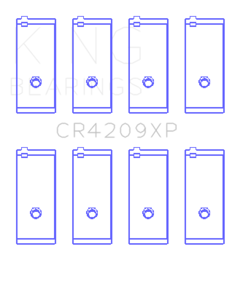 King Engine Bearings Toyota 3SGTE (Size 0.025mm) Performance Rod Bearing Set