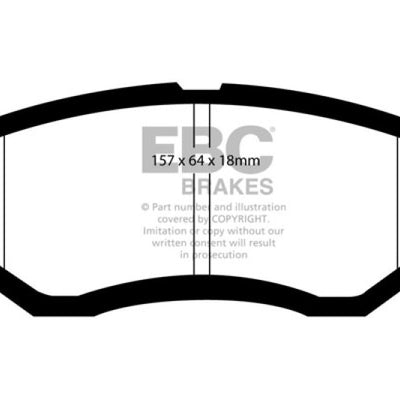 EBC 13+ Subaru Forester 2.0 Turbo Greenstuff Front Brake Pads