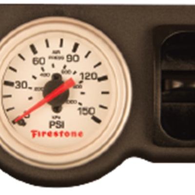 Firestone Pneumatic Single Pressure Gauge (Use w/Air Tank System) - White Plastic (WR17602570)