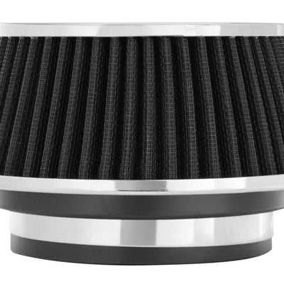 Spectre Adjustable Conical Air Filter 2-1/2in. Tall (Fits 3in. / 3-1/2in. / 4in. Tubes) - Black