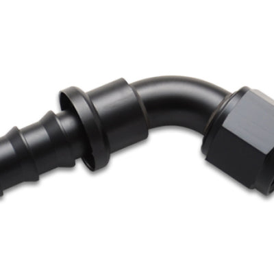 Vibrant Push-On 60 Degree Hose End Elbow FittingSize -4AN