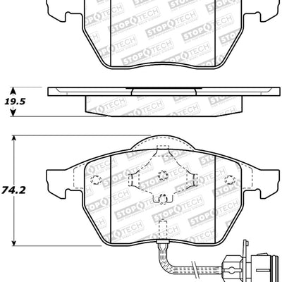 StopTech Street Brake Pads - Front