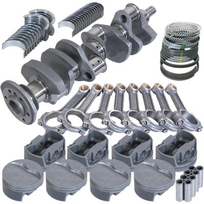 Eagle Chevy Pro Street 383 Rotating Assembly 4140 Crankshaft w/ 4340 I Beam Rods & Flat Top Pistons