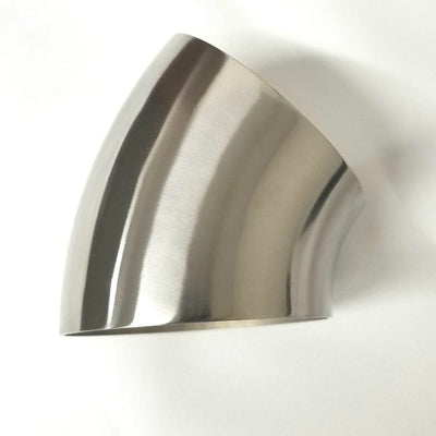 Ticon Industries 2.0in Diameter 45 Degree 1.1D/2.2in CLR 1mm/.039in Wall Thickness Titanium Elbow