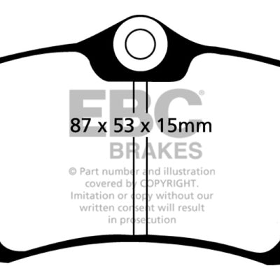 EBC 10-13 Audi A3 2.0 TD Greenstuff Rear Brake Pads
