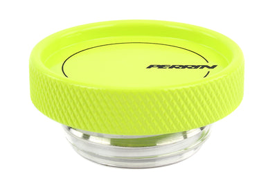 PERRIN 02-25 Subaru Impreza/WRX/STI & 13-25 Crosstrek/BRZ/FR-S/GR86/GR86 Oil Fill Cap - Neon Yellow