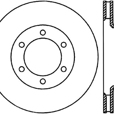 StopTech Front Left Cryo Slotted Sport Brake Rotor 03-09 Toyota 4Runner