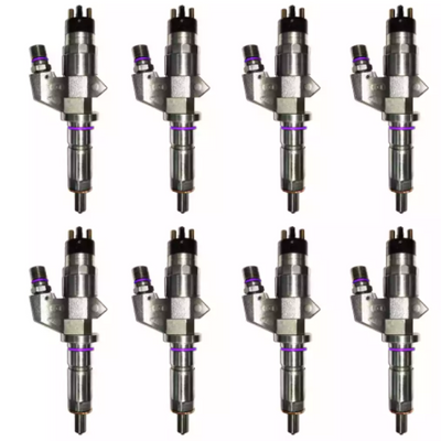 Exergy 01-04 Chevrolet Duramax 6.6L LB7 Reman 100% Over Injector - Set of 8