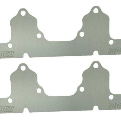 Moroso Ford FE Exhaust Block Off Storage Plate - Pair