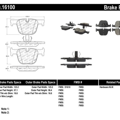 StopTech Performance Brake Pads