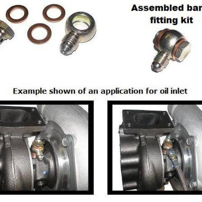 ATP Banjo Fitting 12mm Hole with -4AN Male Flare Kit