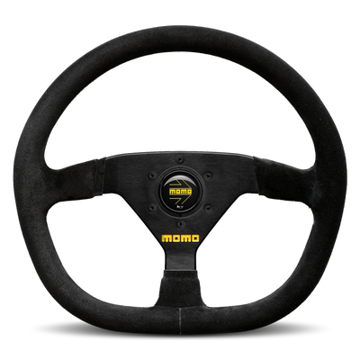Momo MOD88 Steering Wheel 350 mm -  Black Suede/Black Spokes