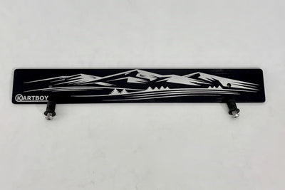 Kartboy Subaru License Plate Delete - Black Mountain