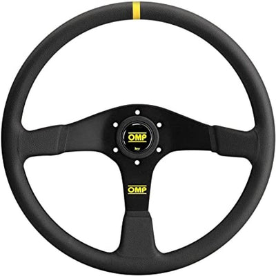 OMP Velocita 380 Flat 380mm - Small Suede (Black)