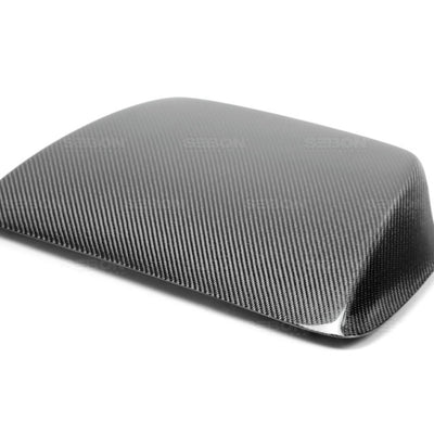 Seibon 06-07 Subaru WRX/STi STi Carbon Fiber Hood Scoop - Only Fits OEM Hoods (Not Seibon Hoods)