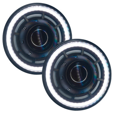 ORACLE Lighting 0718 Jeep Wrangler JK Oculus 7in ColorSHIFT Bi-LED Projector Headlights