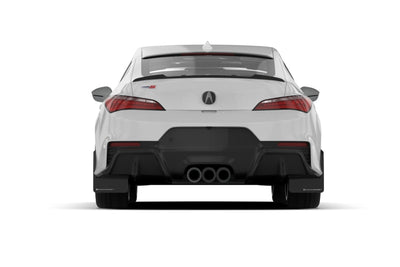 Rally Armor 23-25 Acura Integra A-Spec Black UR Mud Flap W/White Logo (No Drilling Req.)