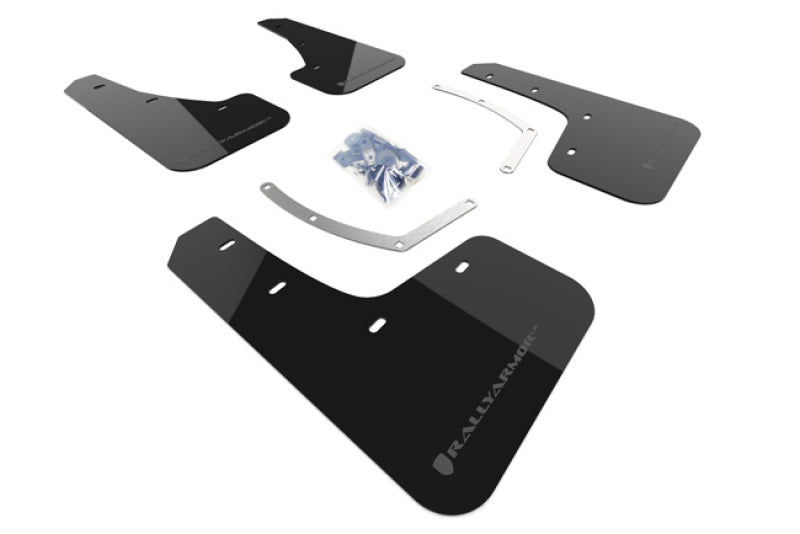 Rally Armor 18-26 Subaru Ascent Black UR Mud Flap w/Grey Logo