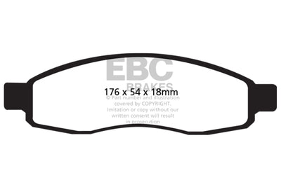 EBC 04-05 Infiniti QX56 5.6 Ultimax2 Front Brake Pads