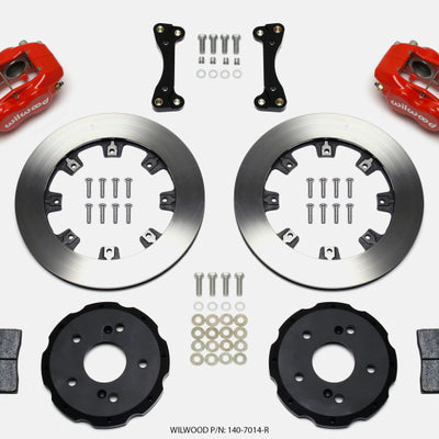 Wilwood Forged Dynalite Front Hat Kit 12.19in Red 02-06 Acura RSX-5 Lug