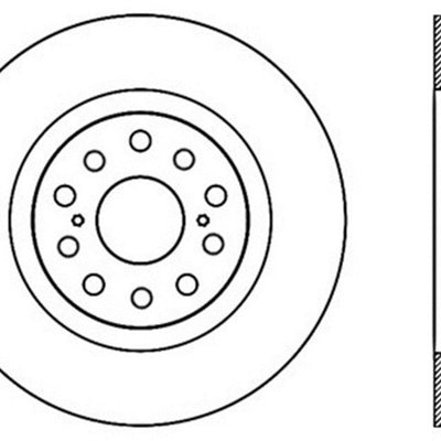 StopTech Drilled Sport Brake Rotor