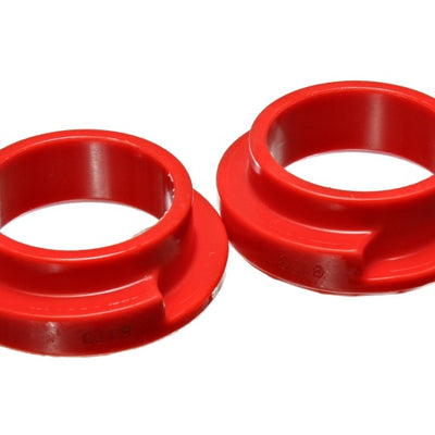 Energy Suspension Universal 2 1/8in ID 2 1/2in OD 5/8in H Red Coil Spring Isolators (2 per set)
