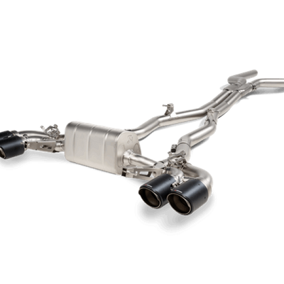 Akrapovic 2021 BMW M8/M8 Competition (F91/F92) Evolution Line Cat Back (Titanium) w/Carbon Tips