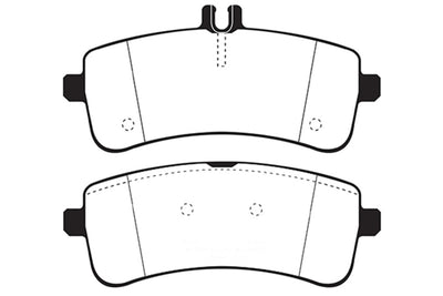 EBC 2015+ Mercedes-Benz C63 S AMG (W205) 4.0L Twin Turbo Bluestuff Rear Brake Pads