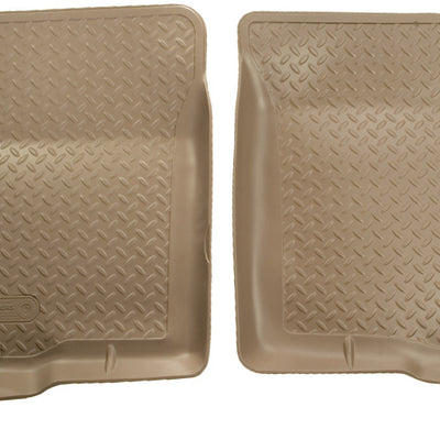Husky Liners 01-04 Toyota Tacoma Double Cab Classic Style Tan Floor Liners