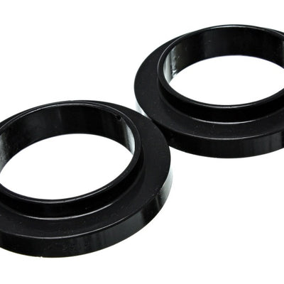 Energy Suspension Universal 3 3/4in ID 25 7/16in OD 3/4in H Black Coil Spring Isolators (2 per set)