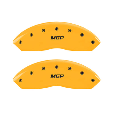 MGP 4 Caliper Covers Engraved Front & Rear MGP Yellow Finish Black Characters 2001 BMW Z3