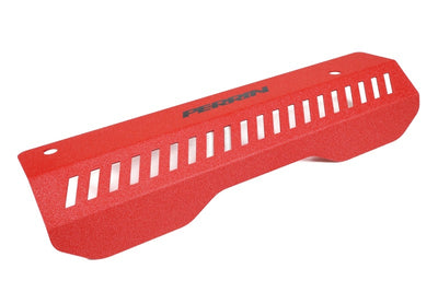PERRIN 22-25 Subaru WRX Pulley Cover - Red (SHORT - For Use w/PERRIN AOS)
