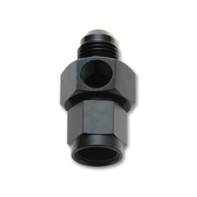 Vibrant -8AN Male to -8AN Female Union Adapter Fitting w/ 1/8in NPT Port