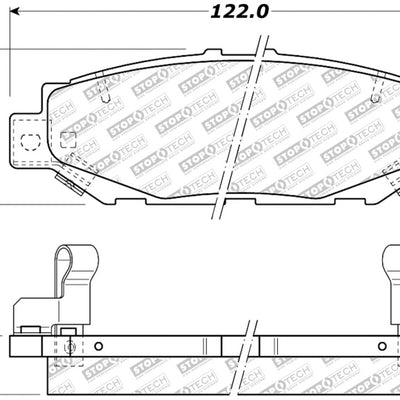 StopTech 92-00 Lexus GS300 Street Select Rear Brake Pads