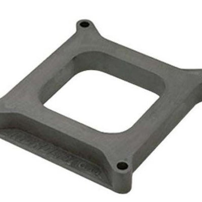 Moroso 4150/4160 Carburetor Spacer - 3.62in ID - Open Plenum - 1in - Plastic